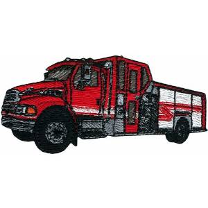 Picture of Fire truck Machine Embroidery Design