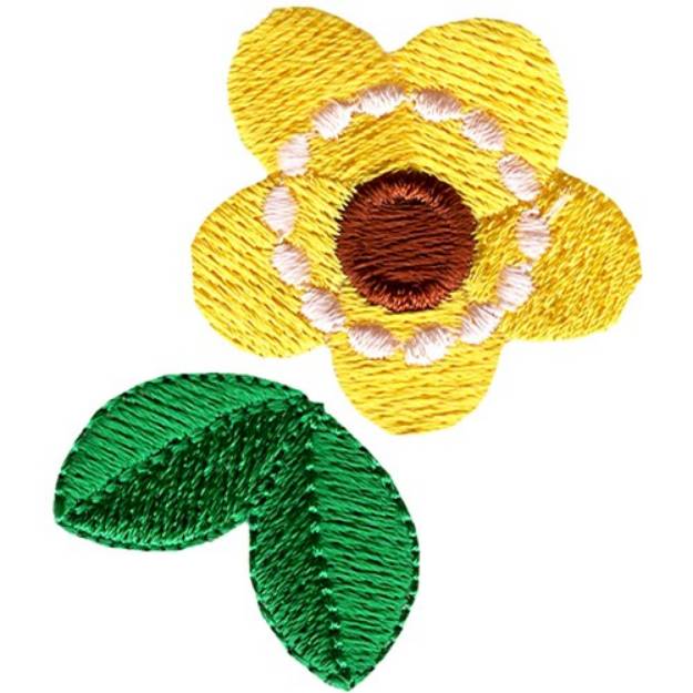 Picture of Folk art flower Machine Embroidery Design