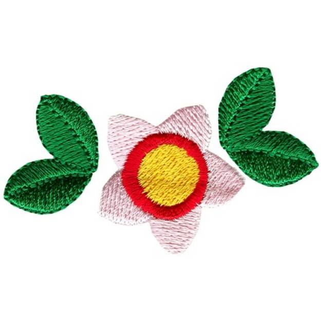 Picture of Folk Art Flower Machine Embroidery Design