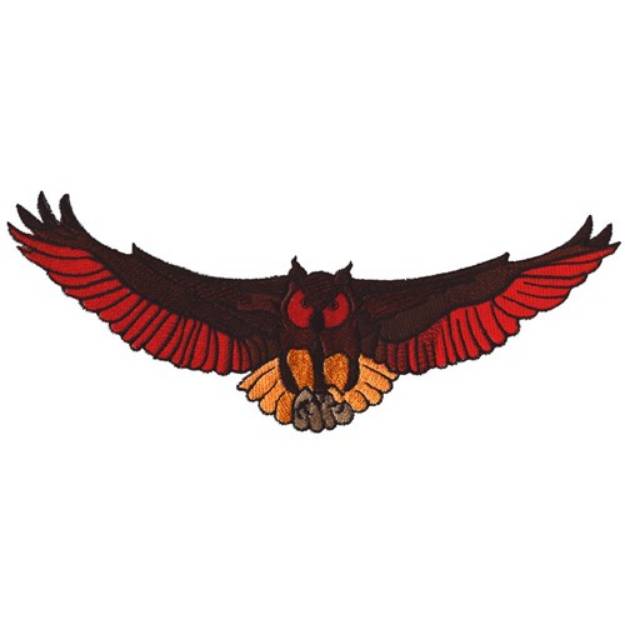 Picture of Soaring Owl Machine Embroidery Design
