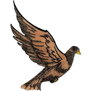 Picture of Flying Dove Machine Embroidery Design