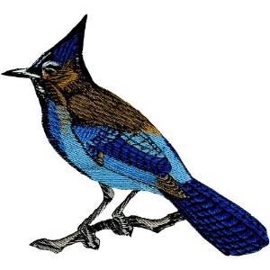 Picture of Bluebird Machine Embroidery Design