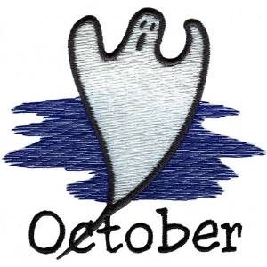 Picture of October Ghost Machine Embroidery Design