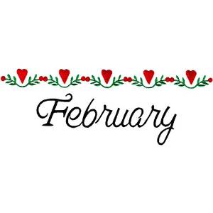 Picture of February Hearts Machine Embroidery Design