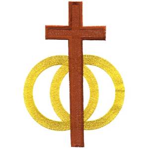 Picture of Christian Marriage Symbol Machine Embroidery Design