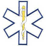 Picture of Star of Life Outline Machine Embroidery Design