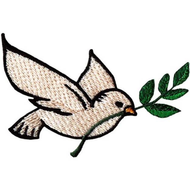 Picture of Peace dove Machine Embroidery Design