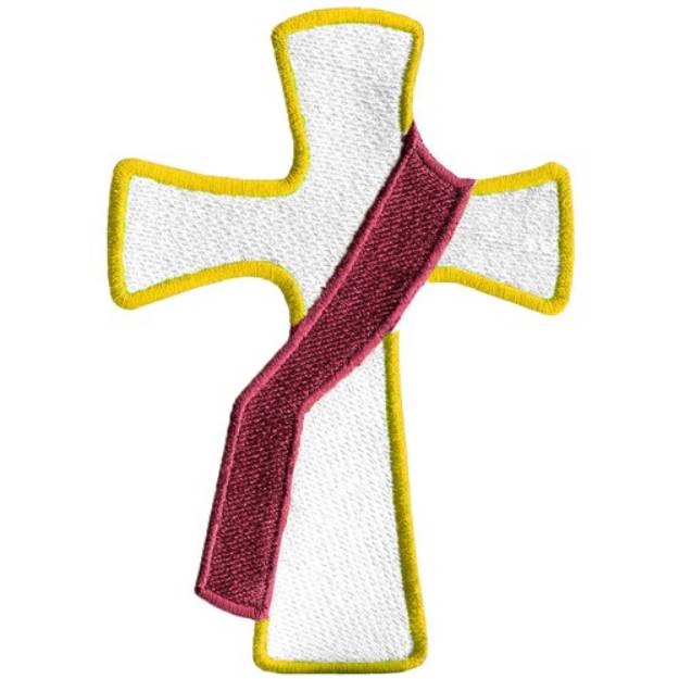 Picture of Robed cross Machine Embroidery Design
