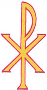 Picture of Christ symbol Machine Embroidery Design