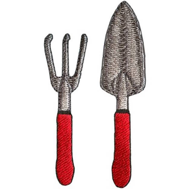 Picture of Gardening tool Machine Embroidery Design