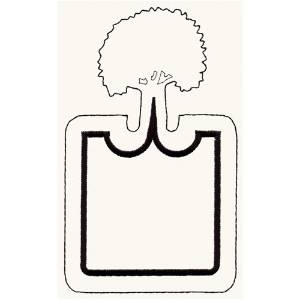 Picture of Tree Outline Frame Machine Embroidery Design