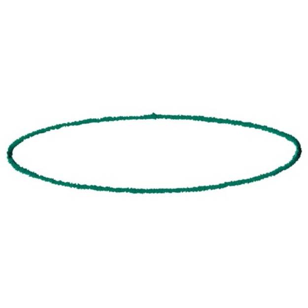 Picture of Single Thin Oval Machine Embroidery Design