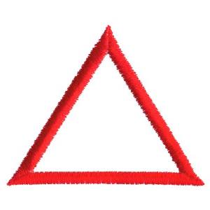 Picture of Logo Triangle Machine Embroidery Design