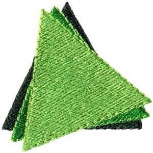 Picture of Layered Triangles Machine Embroidery Design