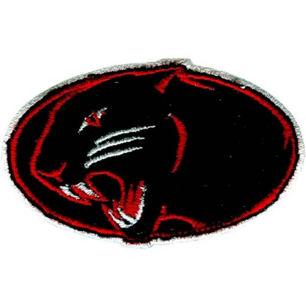 Picture of Panther Logo Machine Embroidery Design