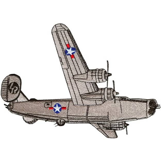 Picture of B-24 Liberator Machine Embroidery Design