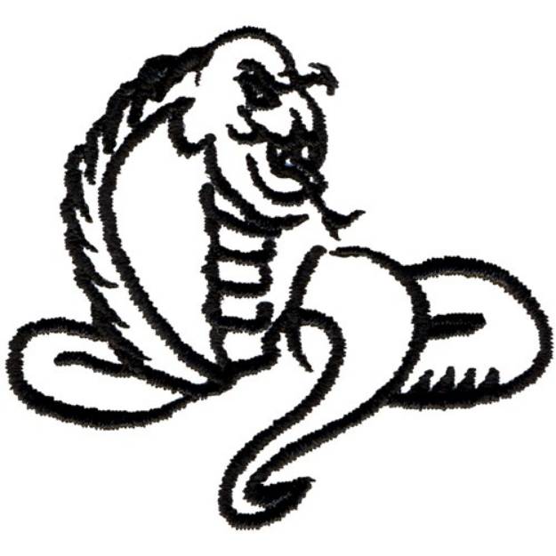 Picture of Cobras Outline Machine Embroidery Design