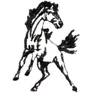 Picture of Mustangs Machine Embroidery Design