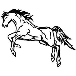 Picture of Stallions Machine Embroidery Design
