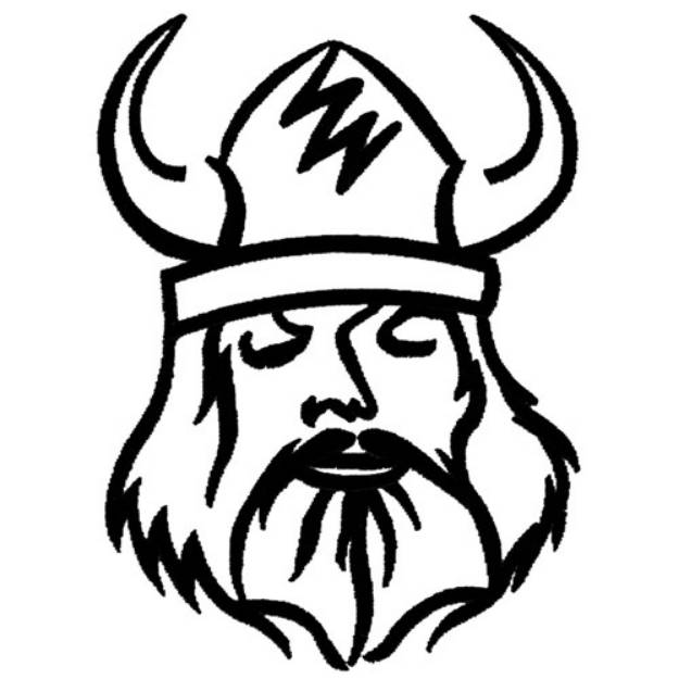 Picture of Vikings Outline Machine Embroidery Design
