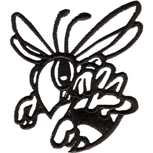 Picture of Hornets Outline Machine Embroidery Design