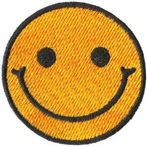 Picture of Smiley Face Machine Embroidery Design