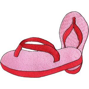 Picture of Flip Flops Machine Embroidery Design