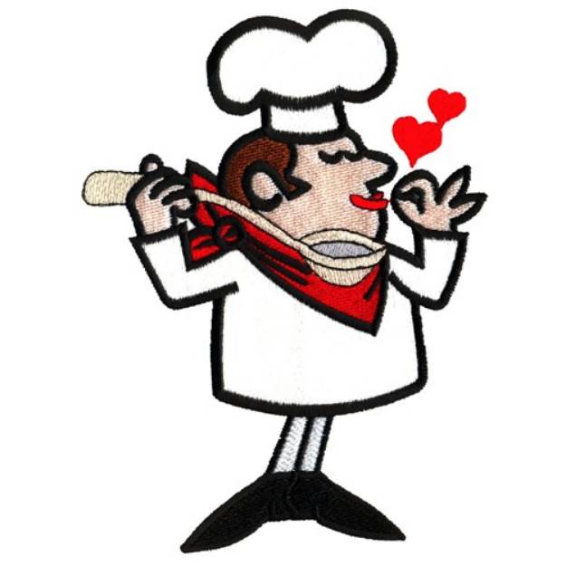 Picture of Tasting Chef Machine Embroidery Design