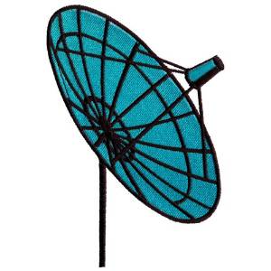 Picture of Satellite Dish Machine Embroidery Design