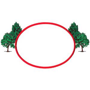 Picture of Tree Logo Machine Embroidery Design