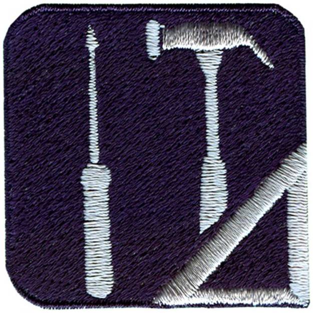Picture of Carpentry Logo Machine Embroidery Design