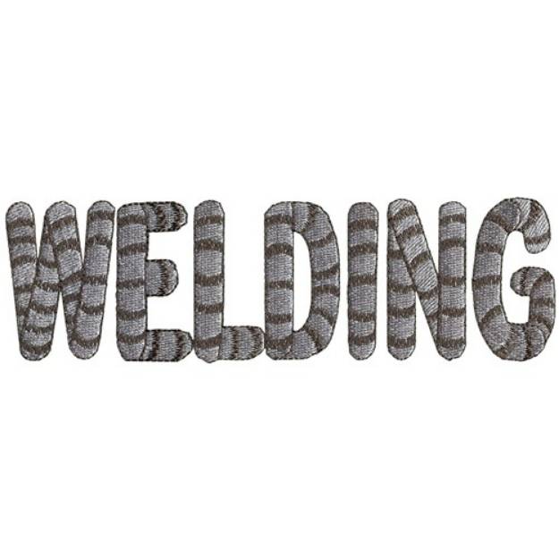 Picture of Welding Text Machine Embroidery Design