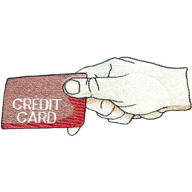 Picture of Credit card Machine Embroidery Design