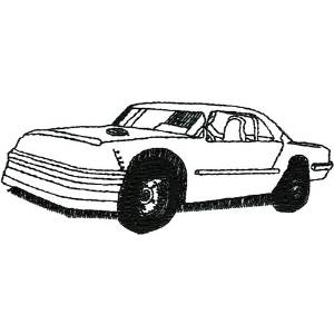 Picture of Late Model Outline Machine Embroidery Design