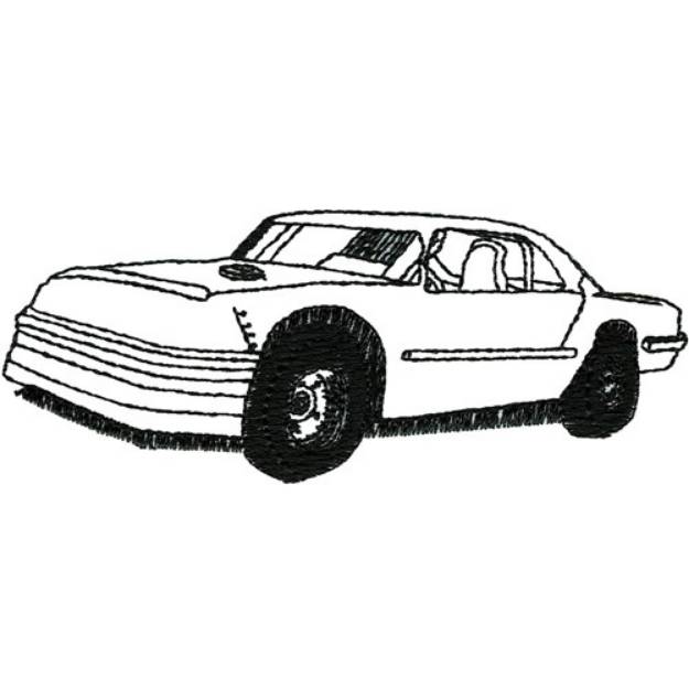 Picture of Late Model Outline Machine Embroidery Design