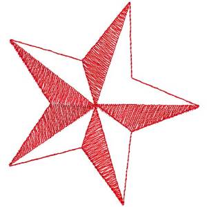 Picture of Shadow Star Machine Embroidery Design