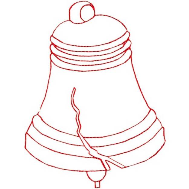 Picture of Liberity Bell Machine Embroidery Design