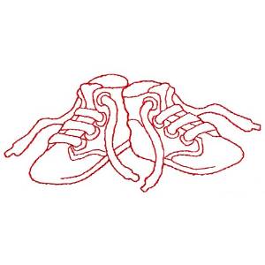 Picture of Baby Shoes Machine Embroidery Design
