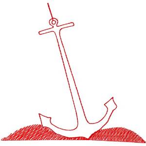 Picture of Anchor Ragwork Machine Embroidery Design