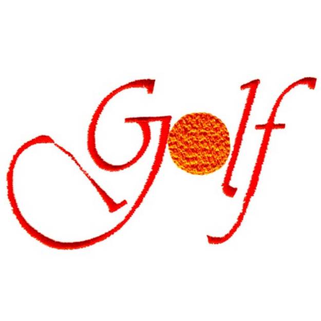 Picture of Golf "ball" Machine Embroidery Design