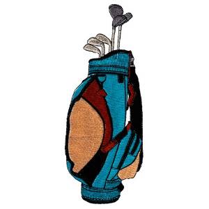 Picture of Golf Clubs Machine Embroidery Design