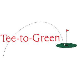 Picture of Tee to Green Machine Embroidery Design