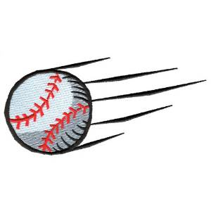 Picture of Light Fill Baseball Machine Embroidery Design