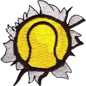 Picture of Tennis RIP Machine Embroidery Design