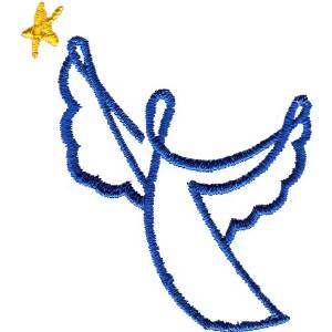 Picture of Abstract angel Machine Embroidery Design