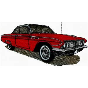 Picture of Classic Hardtop Machine Embroidery Design