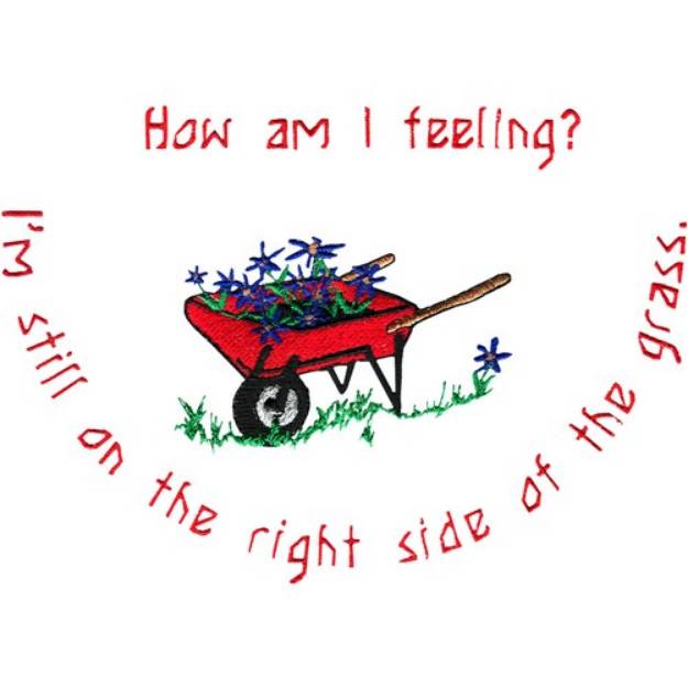Picture of Right Side Up Machine Embroidery Design