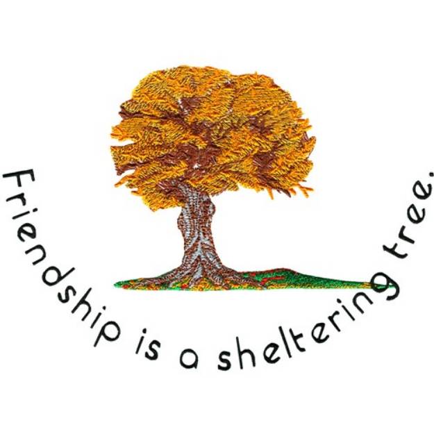 Picture of Friendship Tree Machine Embroidery Design