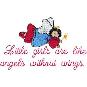 Picture of Angels Without Wings Machine Embroidery Design