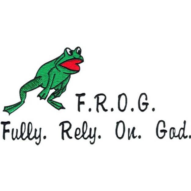 Picture of FROG Machine Embroidery Design